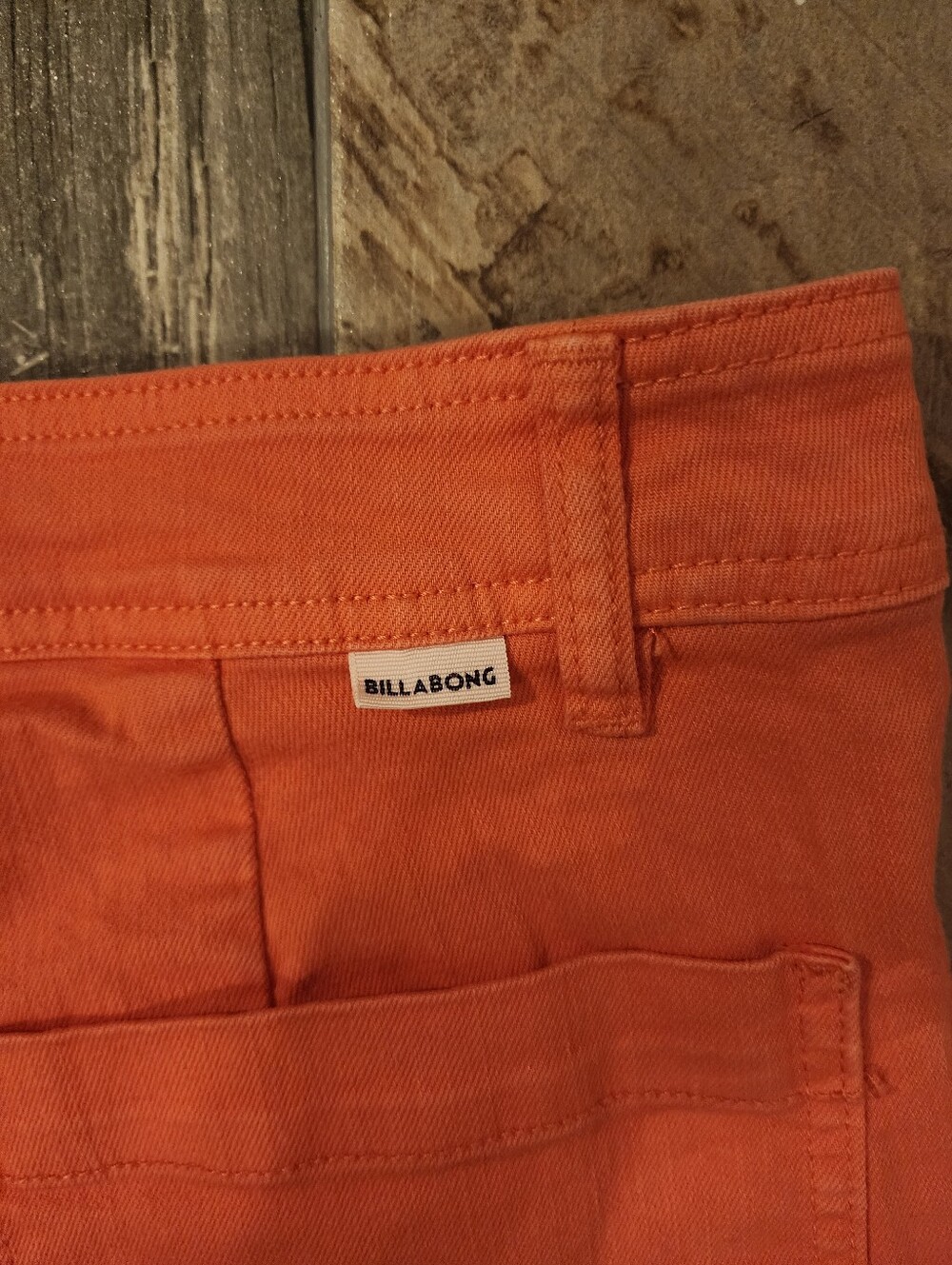 Billabong Orange Wide-Leg Chinos Size 28 - Picture 7 of 7